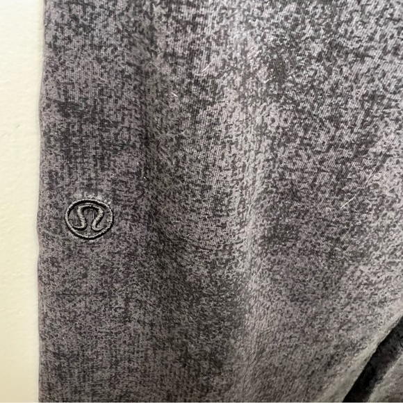 Y2K Lululemon Grey & Black Flare Yoga Pants Size Medium Tall Activewear Workout - Picture 11 of 11